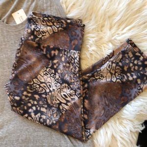 Abstract/Animal Design Leggings Sz M/L